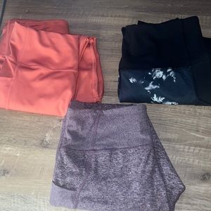 3 Workout leggings
